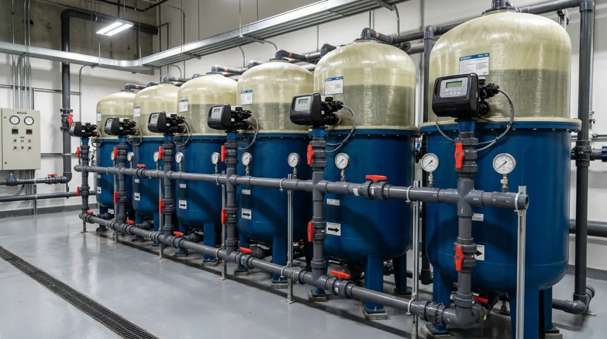FRP Pressure Filter Vessels and Multiport Valves Sri Lanka